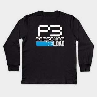 Persona 3 Reload Logo Kids Long Sleeve T-Shirt